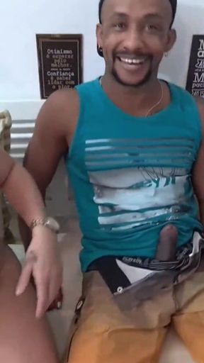 Bahian Threesome on Fode Cast: Albino, Bahian, and Two Cunts Full of Cum!