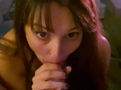 Warning Fantastic blonde big cock blowjob and cumshot