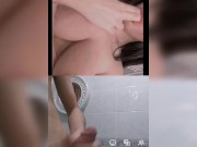 Mutual masturbation with my gf (videocall)