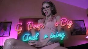 Go Big Go Deep Anal Training - POV Strap-On Slut Training Femdom by Goddess Kyaa - 720p MP4