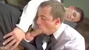 Biker fucked by office boys