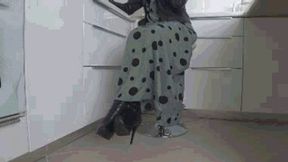 Double weave sexy legs in leather boots a