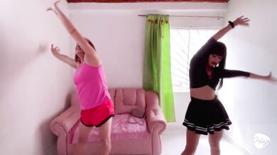 Hot Latina yoga teacher fucks her personal trainer raw