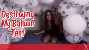 Alice Mass Pop Balloon Tent! - 4K