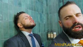 Wet and rough anal fucking suited Dani Robles and Hairy Wolf