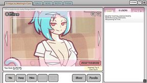 Nicole Risky Job - Story Show part 2 [Hentai game PornPlay ] Ep.10 after all that camshow Nicole became bisexual