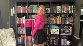 [4k] Transparent Pink Top Try on Haul