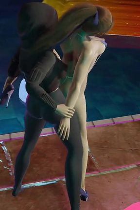 Kasumi Bikini Pool Party (futa Shemale)