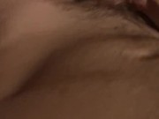 Trapping cum in my foreskin!