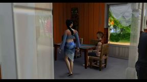 Chel gangbanged at local club