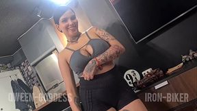 Slutty secretary swallows cum after deepthroat and handjobs