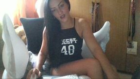 Britney Listen Music Wearing Baseball Hat