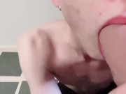 【スパッツフェラ】主観フェラでたっぷり舐められる映像をお楽しみに