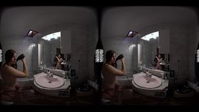 3D VR QUEST 2, Come to shower with me,  binaural sound, wow mango is hot