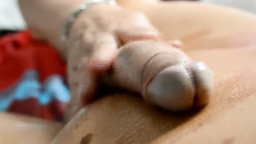 Well Done Stroking Makes Him Cum In Her Soft Hands