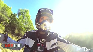 Getting wet for a big dirt bike