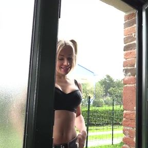 A Simple Visits Ends with a Strap-on and Piss Play