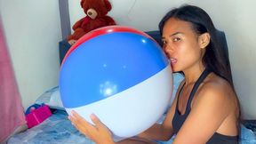 Looner Camylle Blows To Pop Your Band New Beachball