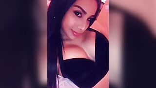 Transgender hooker doing her job in South America
