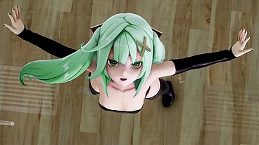 Genshin Impact Faruzan Hentai Dance and Sex MMD 3D Dark Green Hair