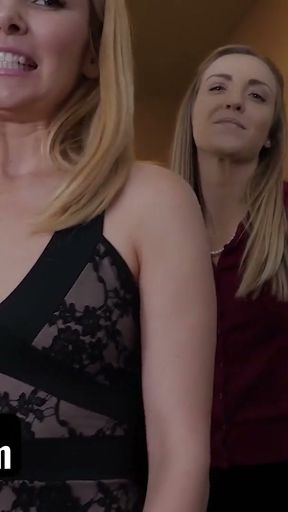 Hot Step Mom Aaliyah Love &amp; Her Milf Step Sis Karla Kush Take Turns Riding Young Dick - PervMom   Clip 1