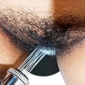 Lonely Maid Pussy Fingered by House owner in Bathroom while bathing without dress