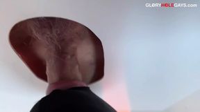 Curious Straight Twink Explodes at the Gloryhole - so Much Cum It&#039;s Insane