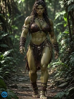 Hot orc babe gets creampied in fantasy roleplay