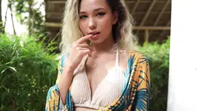 Tropical Asian Blonde Gets Fucked Doggy Style