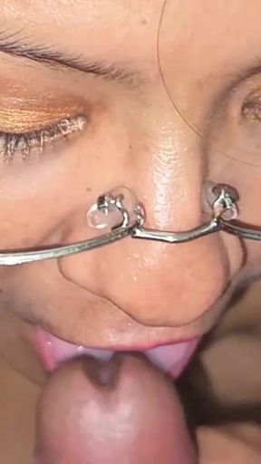 A real cum angel always smiles 2   Clip 1
