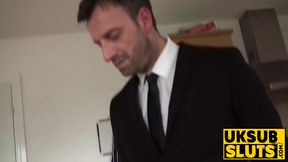 UKSubSluts com - Dark haired MILF gets the hardest fuck of her life