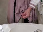女装　店内トイレ　オナニー