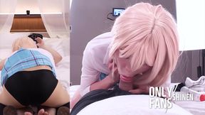 POV My DressUp Darling Cosplay fuck, Cowgirl Blowjob Femboy 7
