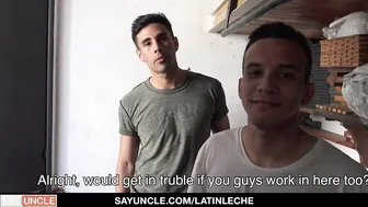 Mexican Workers Hector and Franco Fuck for Cash