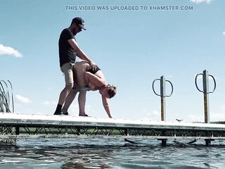 Sex on Lake for ANYONE to See!