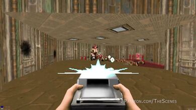 Anime girl ravaged in Doom mod hardcore fuckdoll