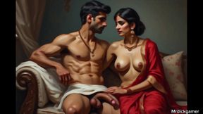 Indian bhabhi in red bikini hot wet bhabhi pussy fucked in doggy style by her stepson