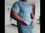 Male Doctor Cums in Hospital