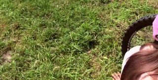 Ride Bicycles to Nature and I Fucked Her in Doggy Style