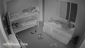 Jerk off in front of straight roommates