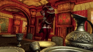 Cute redhead grows her body and height - Skyrim Giantess, Part 1