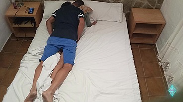 Married straight man fucking young man after work