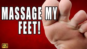 KingMarti:Relaxing Foot Massage: Man Demands Intense Care for Aching Feet - 4k