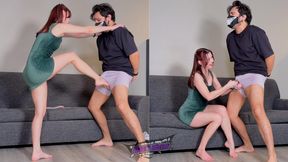 Lana Blade’s Barefoot Ballbusting Game! CBT Roleplay Quiz