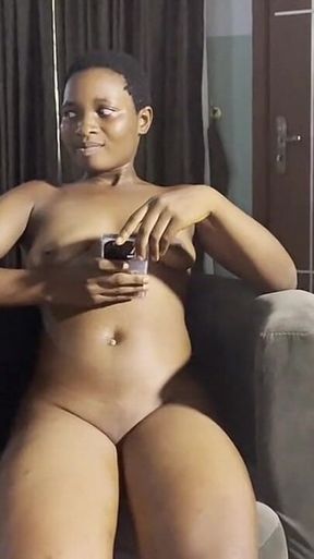 Sexy Dlim Thick Ebony Interview, Squirting, Twerking, Shower and Famale Masturbation