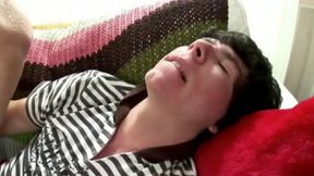 Sexy twink from Praga fucked bareback by a straight boy and creampie 10