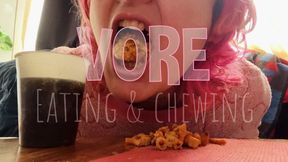 VORE eating snacks