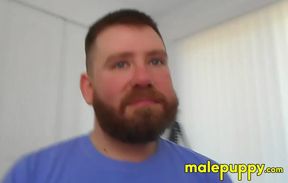 Kaleb DeWulf just finished his first fetish video shoot with Richard Lennox