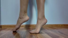 Ruslana In White Bra Sits On A Swing And Massages Penis Of Spiderman - Stockings Part