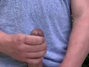 Quickly waxed on a stranger garden table